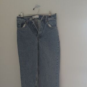 Zara Blue Ankle & Cropped Jeans
